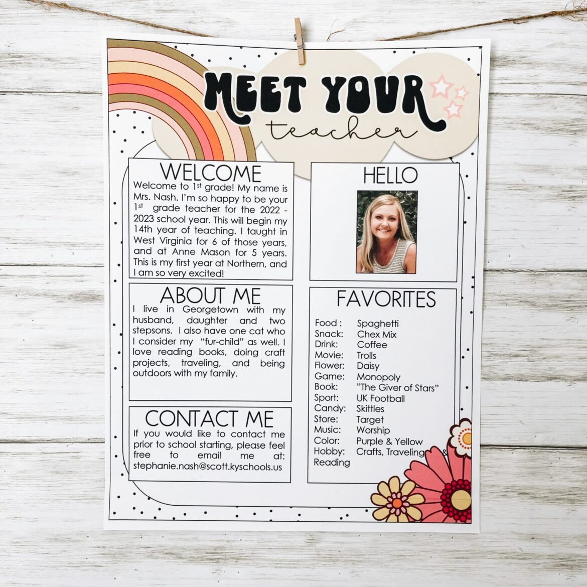 Get Inspired: Meet The Teacher Examples For A Personal Touch